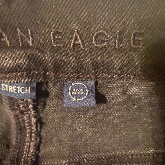 American Eagle AE Women’s Curvy Straight Stretch Jeans Plus Size 20 Baggy Y2K - Picture 7 of 10